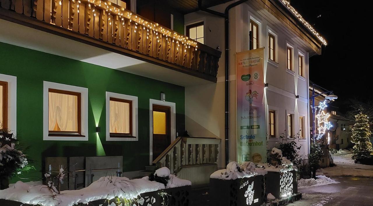 Bio-Bauernhof-Hotel Matlschweiger Lassing  Dış mekan fotoğraf